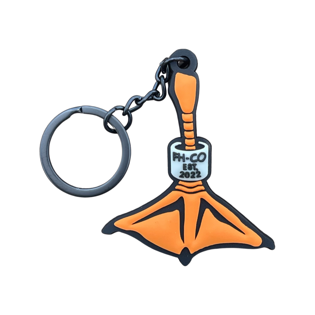 Duck Leg Band Keychain - Fowl Habit Co.